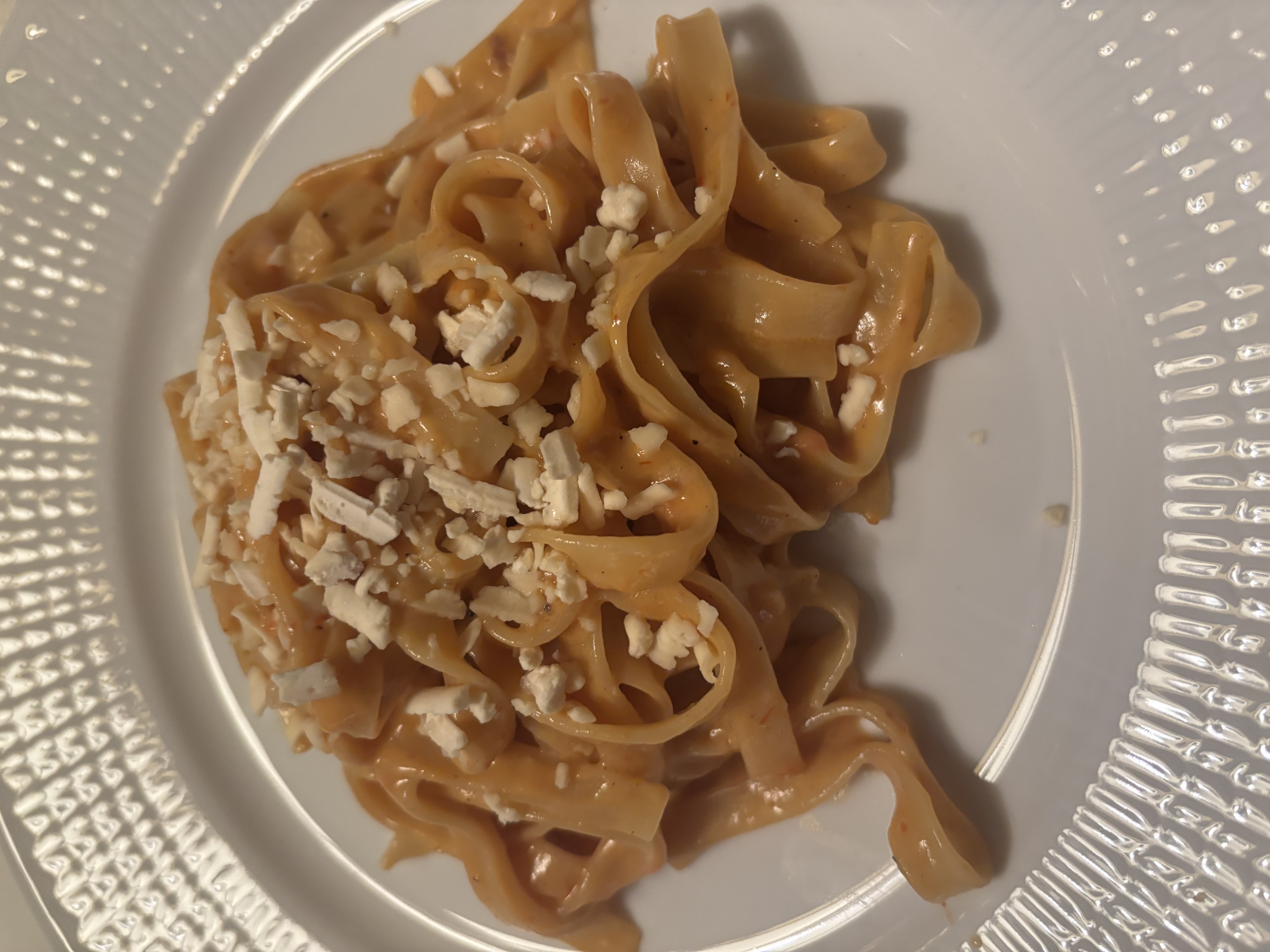 Paprikasmör pasta